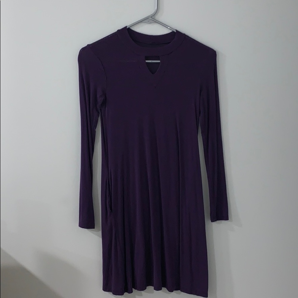 Tilly’s key hole purple dress!!